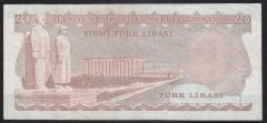 6.EMİSYON 2.TERTİP 20 LİRA E53 149396 ÇOK TEMİZ