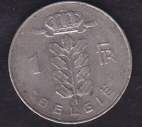 Belçika 1 Frank 1977