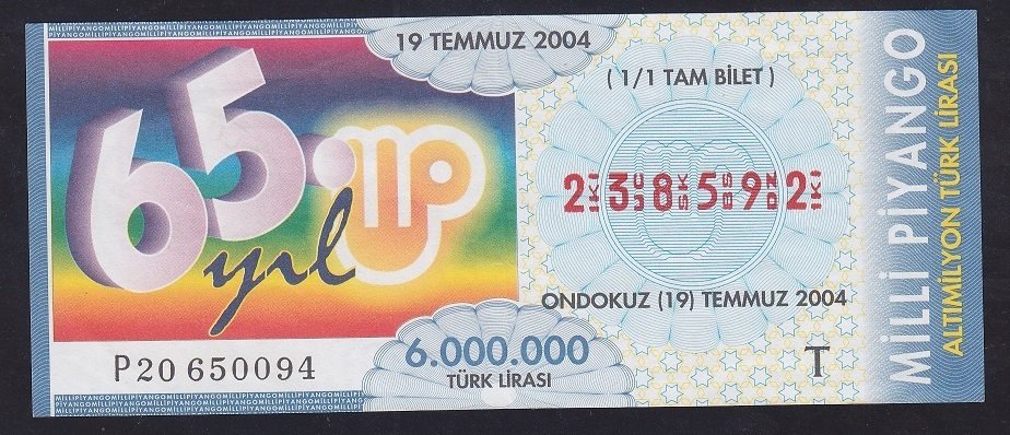 2004 19 TEMMUZ TAM BİLET
