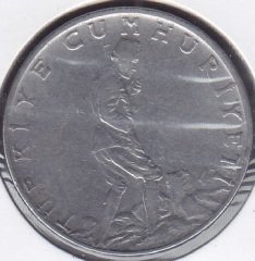 1963 YILI 2.5 LİRA ( TERS ) eski para mezat