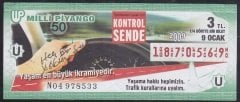 2009 9 OCAK ÇEYREK BİLET - U SERİSİ