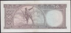 5.Emisyon 7.Tertip 50 Lira O56 089590 Çok Çok Temiz +