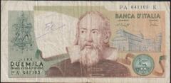 İtalya 2000 Lire 1973 Çok Temiz Pick 103b