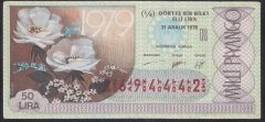 1978 31 ARALIK ÇEYREK BİLET R SERİSİ eski para