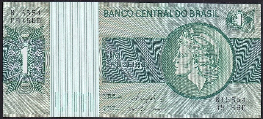 Brezilya 1 Cruzeiro 1972 Çil Pick 191Ac