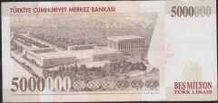 7.Emisyon 5000000 Lira F48 270727 Ççt Çilaltı