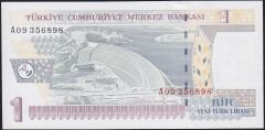 8.Emisyon 1 YTL A09 356898 Çil