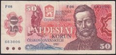 ÇEKOSLOVAKYA 50 KORUN 1987 ÇOK TEMİZ
