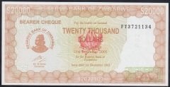 Zimbabwe 20000 Dolar 2005 ÇİL Pick 23