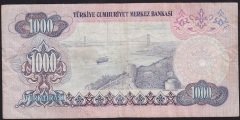 6.Emisyon 1.Tertip 1000 Lira A23 424219 Çok Temiz