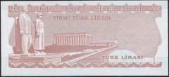 6.Emisyon 4.Tertip 20 Lira I69 126433 Çil