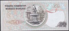 6.Emisyon 2.Tertip 50 Lira J06 572354 Çilaltı Çil