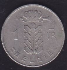 Belçika 1 Frank 1957