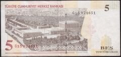 8.Emisyon 5 YTL G15 924651 Çok Temiz+