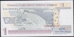 8.Emisyon 1 YTL A10 299545 Çilaltı Çil