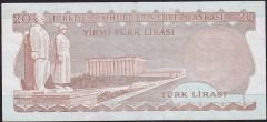 6.Emisyon 2.Tertip 20 Lira E28 009827 Çok Çok Temiz