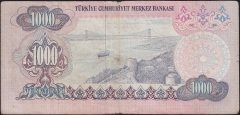 6.Emisyon 1.Tertip 1000 Lira A21 031378 Temiz