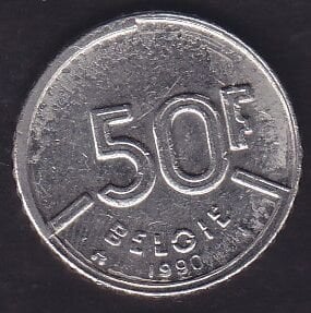 Belçika 50 Frank 1990