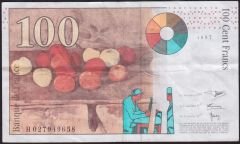 Fransa 100 Frank 1997 Çok Temiz+