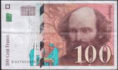 Fransa 100 Frank 1997 Çok Temiz+