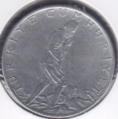 1961 YILI 2.5 LİRA ( DÜZ )