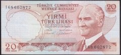 6.EMİSYON 4.TERTİP 20 LİRA I68 602872 ÇÇT ÇİLALTI