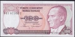 7.Emisyon 1.Tertip 100 Lira A47 873057 Çilaltı Çil