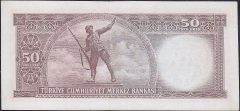 5.EMİSYON 6.TERTİP 50 LİRA H12 001021 ÇOK ÇOK TEMİZ + ( DÜZELTME VAR )