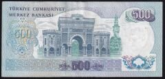 6.Emisyon 2.Tertip 500 Lira N66 447401 Çok Çok Temiz+