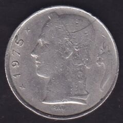 Belçika 5 Frank 1975