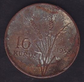 1958 Yılı 10 Kuruş
