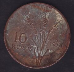 1958 Yılı 10 Kuruş
