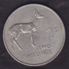 Zambia 2 Şiling 1966