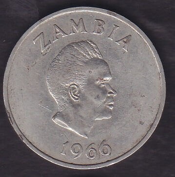 Zambia 2 Şiling 1966