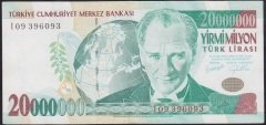 7.EMİSYON 20 000 000 LİRA I09 396093 ÇÇT ÇİLALTI