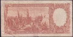 Arjantin 100 Pesos 1967 Çok Temiz Pick272