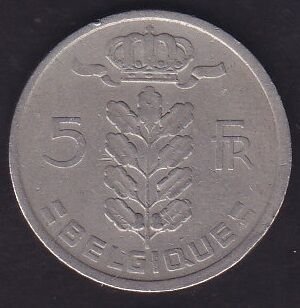 Belçika 5 Frank 1949