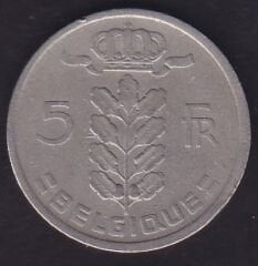 Belçika 5 Frank 1949