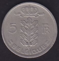 Belçika 5 Frank 1949