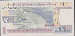 8.Emisyon 1 YTL A60 506680 Çil