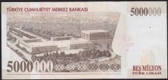 7.Emisyon 5 000 000 Lira J23 284059 Çok Temiz+