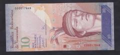 VENEZUELA 10 BOLİVARES 2007 ÇİL