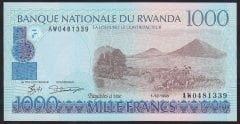 Rwanda 1000 Frank 1998 ÇİL Pick 27