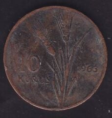 1963 Yılı 10 Kuruş