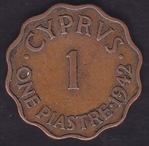 Kıbrıs 1 Piastre 1942