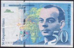 FRANSA 50 FRANK 1993 Z SERİSİ ÇOK TEMİZ +