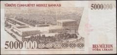 7.Emisyon 5 000 000 Lira J19 783366 Çok Temiz+
