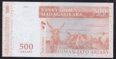 Madagaskar 500 Arıary 2500 Frank 2004 Çil (A)