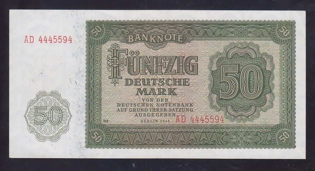 Demokratik Almanya 50 mark 1948 Çilaltı Pick 14b