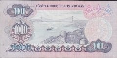 6.Emisyon 1.Tertip 1000 Lira A11 127393 Çok Temiz+